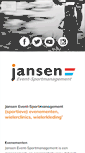 Mobile Screenshot of janseneventsportmanagement.nl